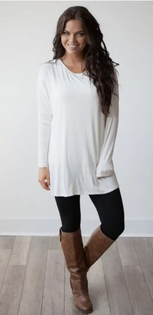 long shirts to wear with yoga pants