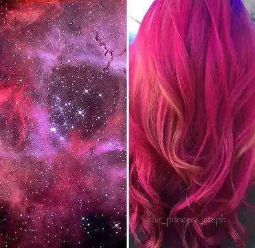 How To Do Galaxy Hair At Home Galaxy Hair Trend Ideas