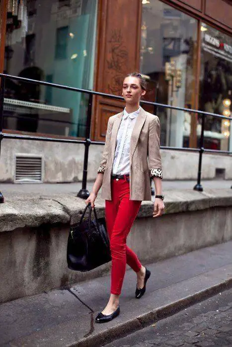 10 Best Hot Red Pants Outfits Ideas - Missprettypink