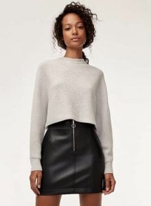 50 Leather Skirt Outfit Ideas For Every Fashionista