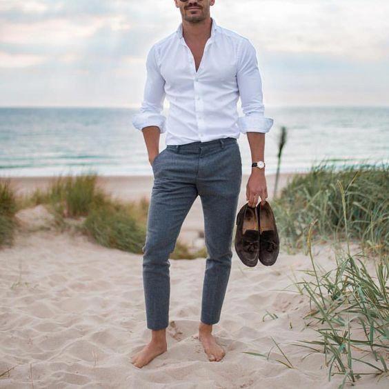 beach formal wear mens